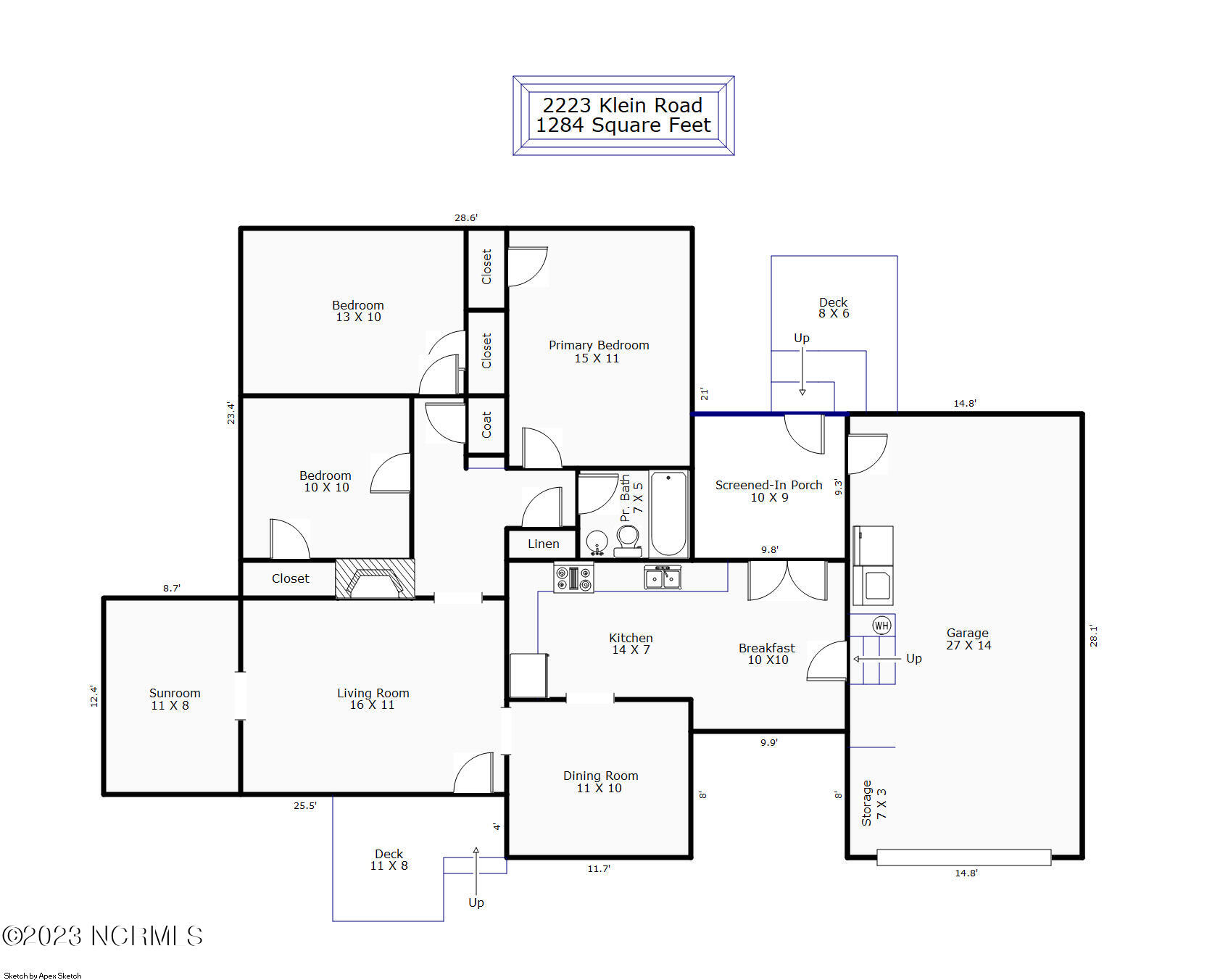 2223 Klein Road Wilmington, NC 28405 - Photo 52 of 52 2223 Klein Road floor plan jpg