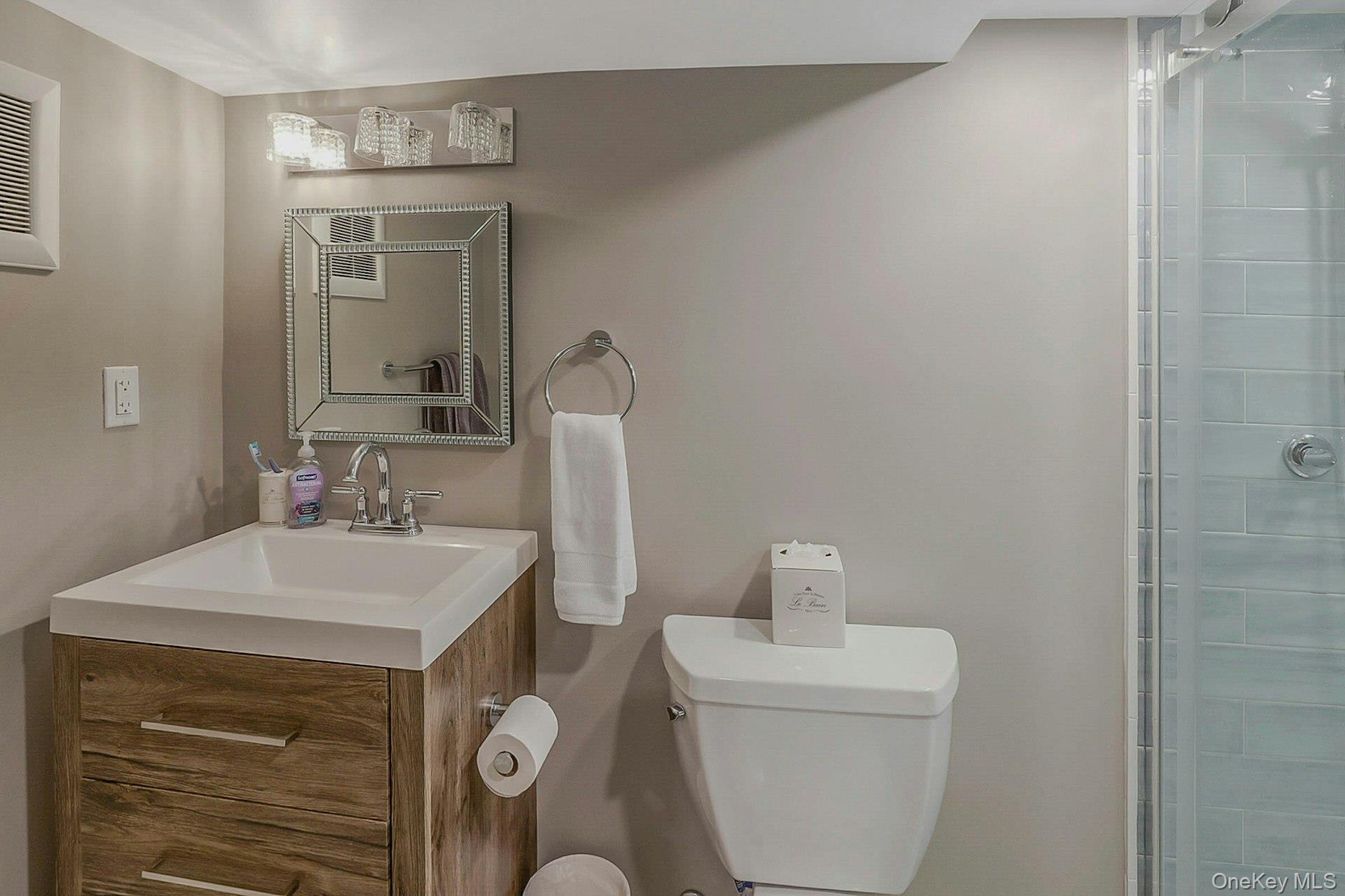 236 Berry Hill Road Syosset, NY 11791 - Photo 21 of 27 Full bathroom featuring vanity and a tile shower