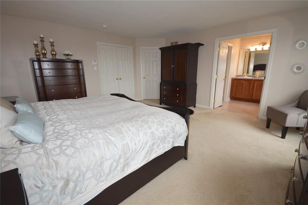 62 Castle View Drive McKees Rocks, PA 15136 - Photo 13 of 22 Master bedroom - 17' x 16' and access to the master bathroom. There are closet organizers in all of the closets in all of the rooms.