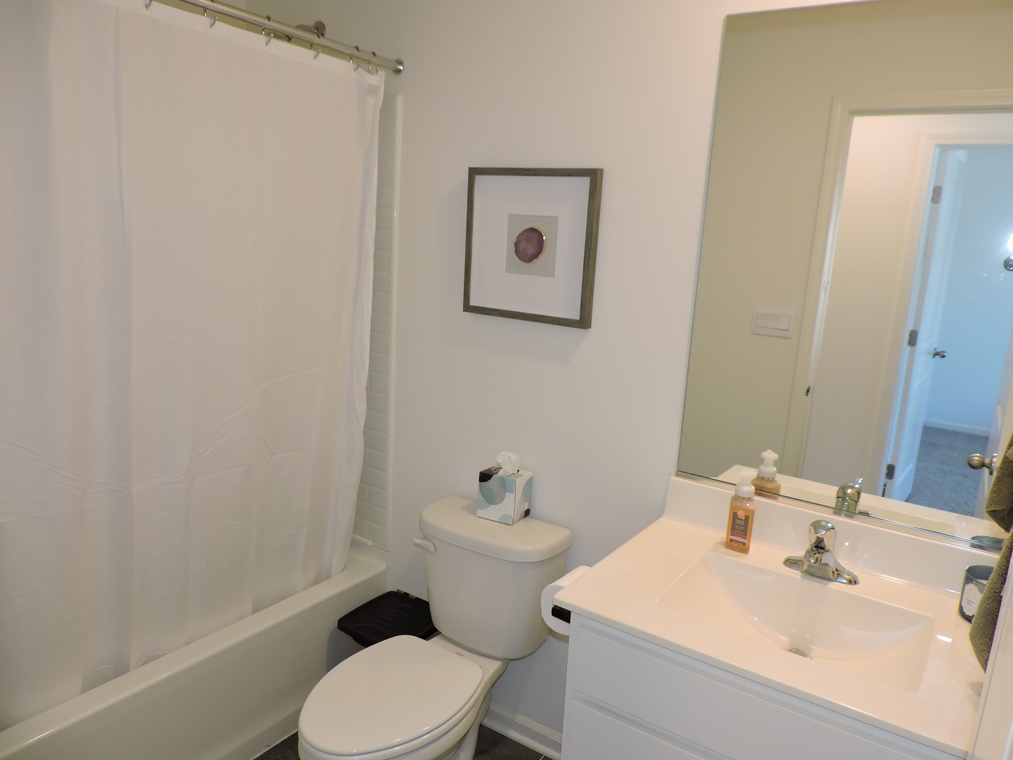 3726 Bailey Road Yorkville, IL 60560 - Photo 15 of 21 a bathroom with a sink mirror and toilet