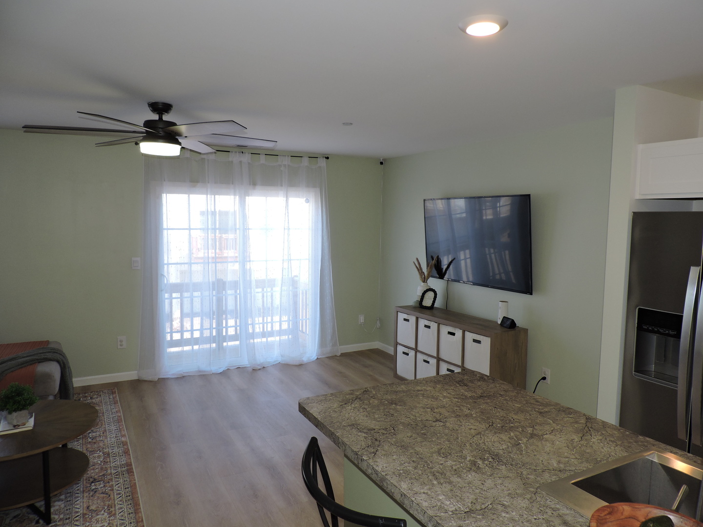 3726 Bailey Road Yorkville, IL 60560 - Photo 8 of 21 a view of livingroom with furniture window and wooden floor