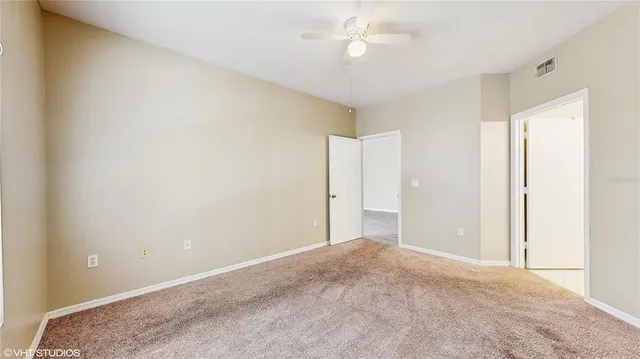 a view of empty room