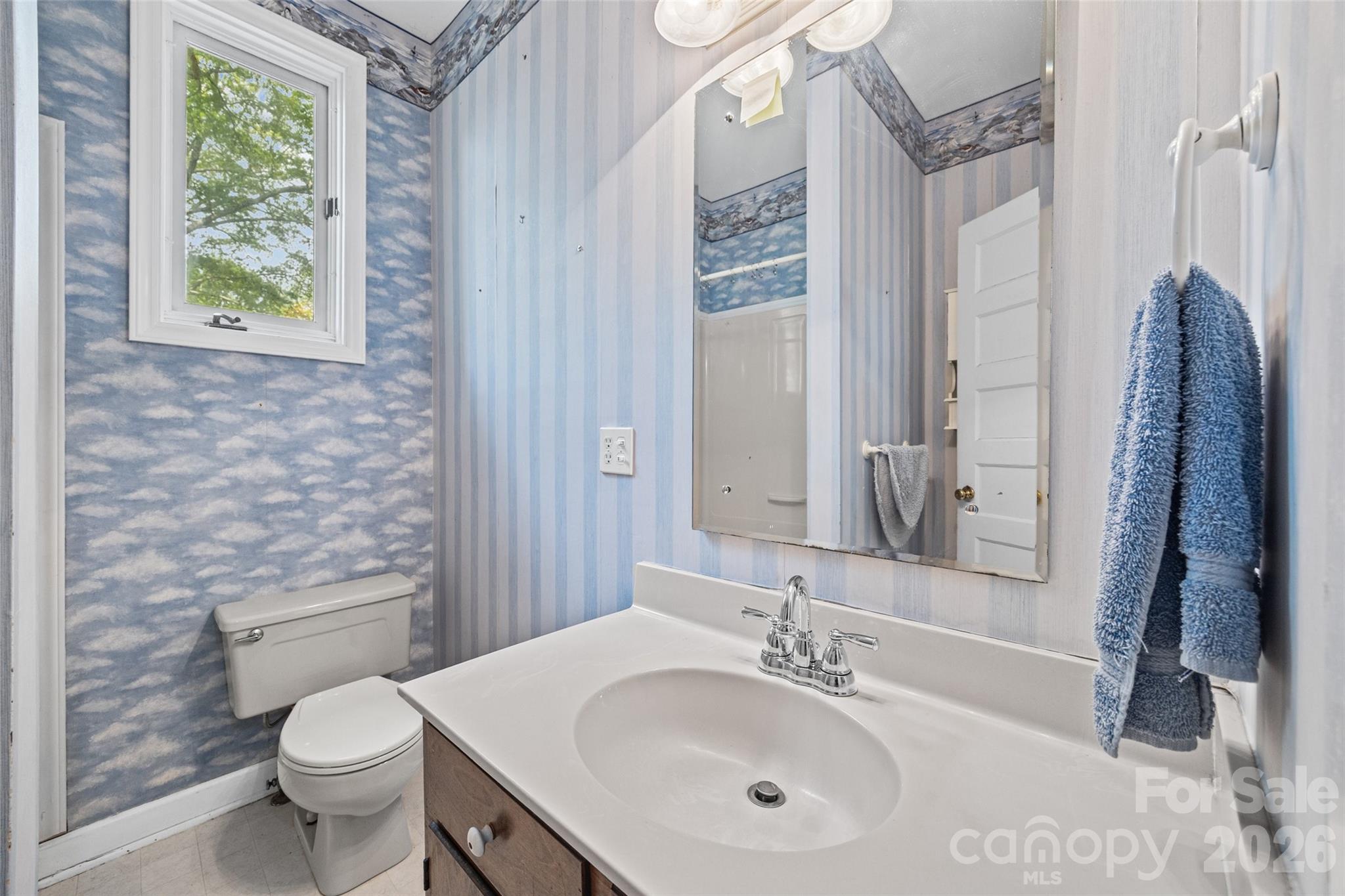 202 Pressley Street Clover, SC 29710 - Photo 12 of 26 a bathroom with a sink toilet and a mirror