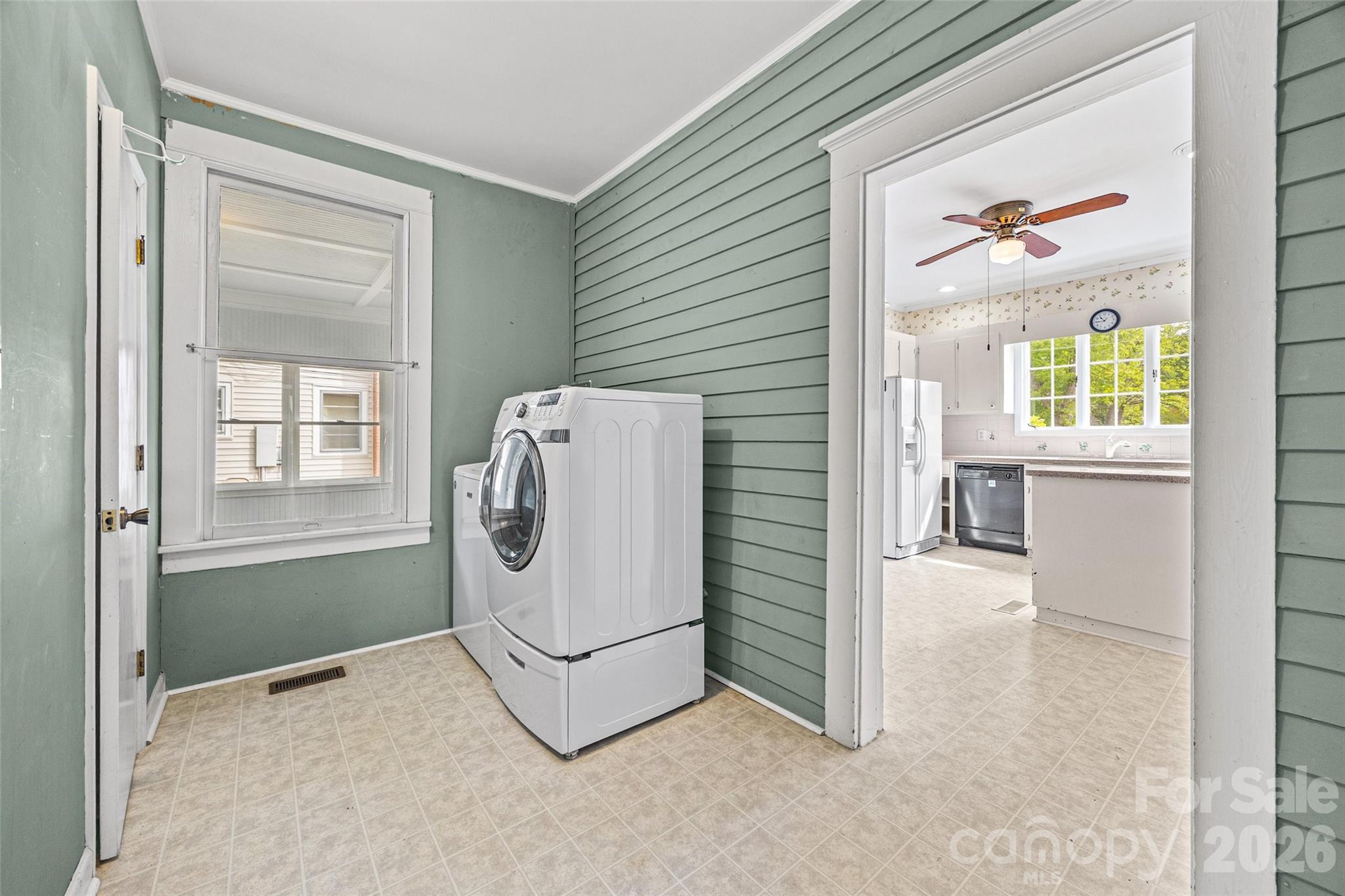 202 Pressley Street Clover, SC 29710 - Photo 20 of 26 a utility room with closet dryer and washer