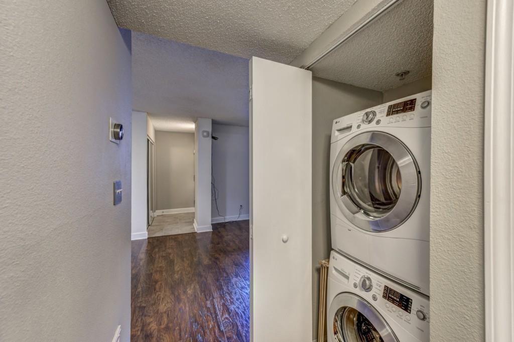 381 Ralph McGill Boulevard Northeast, Unit E Atlanta, GA 30312 - Photo 15 of 27 a view of a storage & utility room with washer and dryer