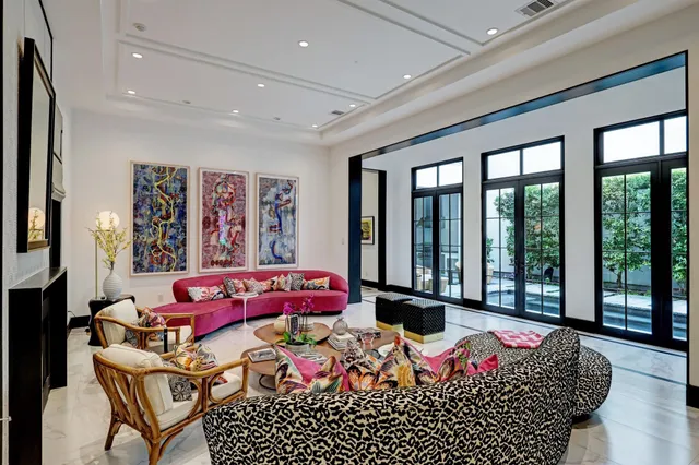 a bedroom with furniture and window