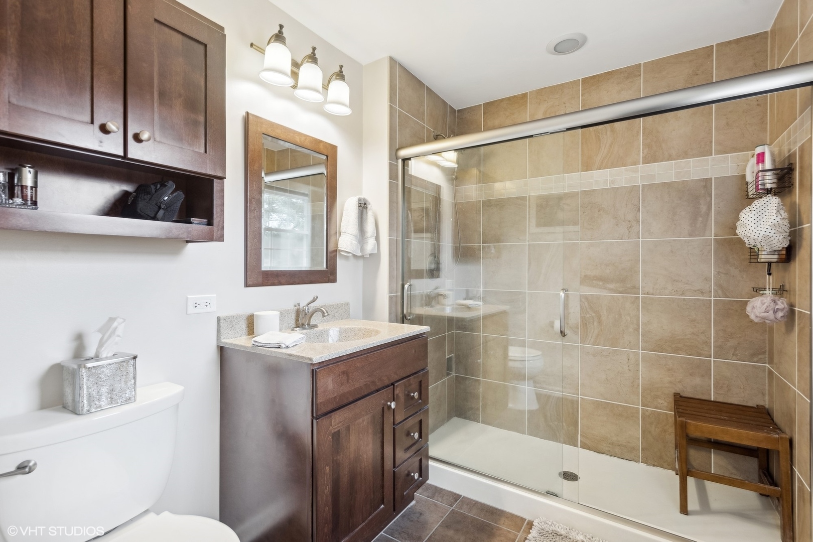 41 Swift Lane Naperville, IL 60565 - Photo 13 of 25 a bathroom with a sink a toilet and shower