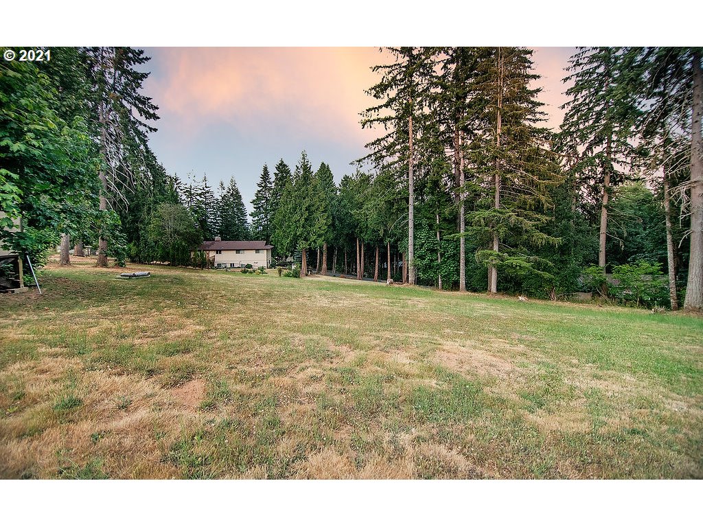 265 Curtis Hill Road Chehalis, WA 98532 - Photo 31 of 32 a backyard of a house with lots of green space