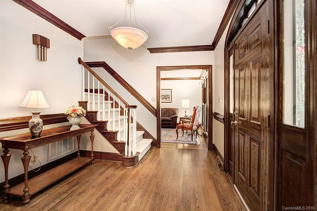 2733 High Ridge Road, Unit 15 Charlotte, NC 28270 - Photo 3 of 24 a view of an entryway with wooden floor and stairs