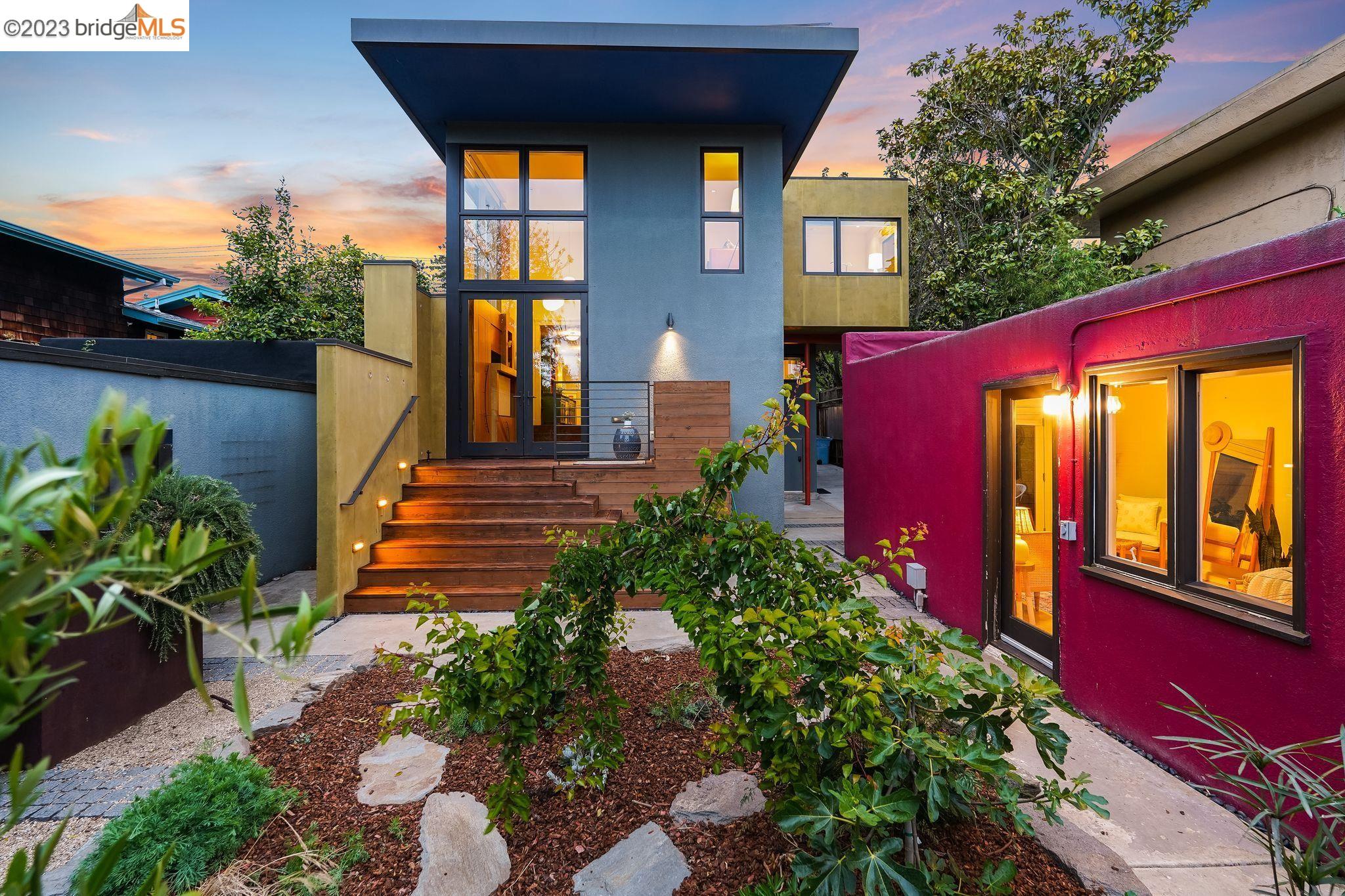 a view of a house with a swimming pool