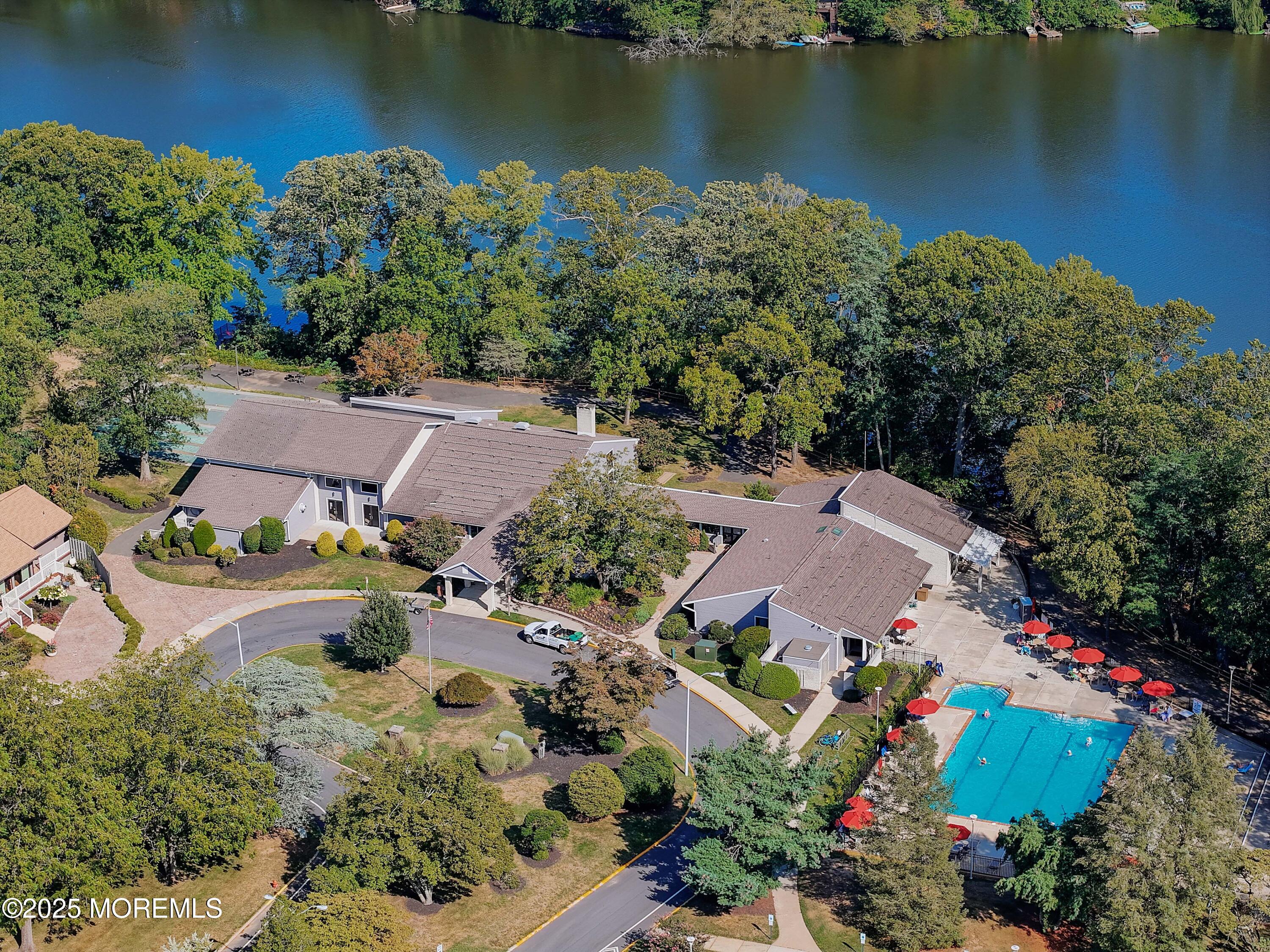 16 Concord Court Red Bank, NJ 07701 - Photo 63 of 63 an aerial view of houses and lake