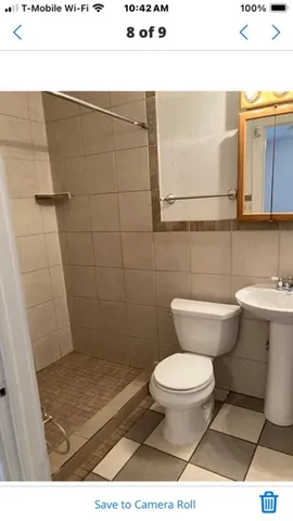 a view of backyard with wooden floor