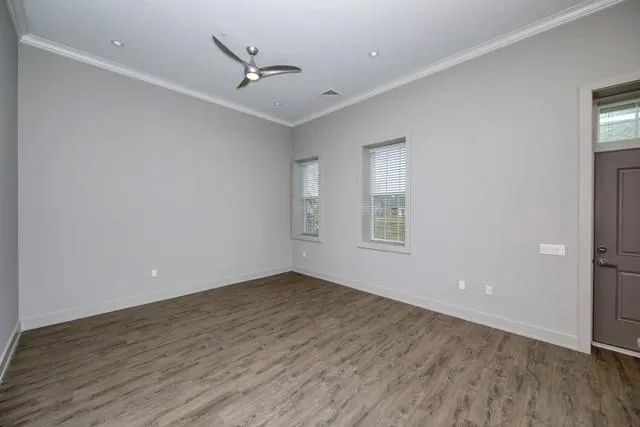 wooden floor in an empty room