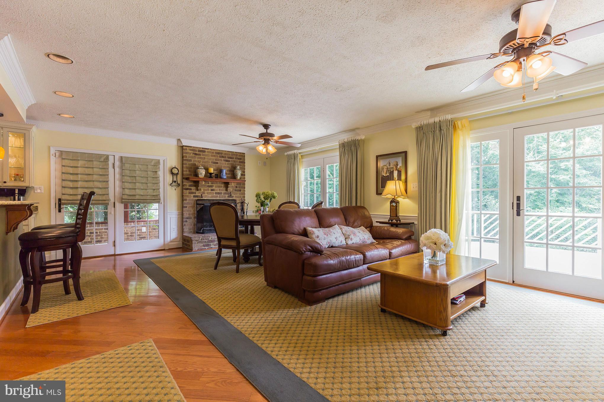 450 Bowie Shop Road Huntingtown, MD 20639 - Photo 13 of 30 Spacious Living Room with Double French Doors