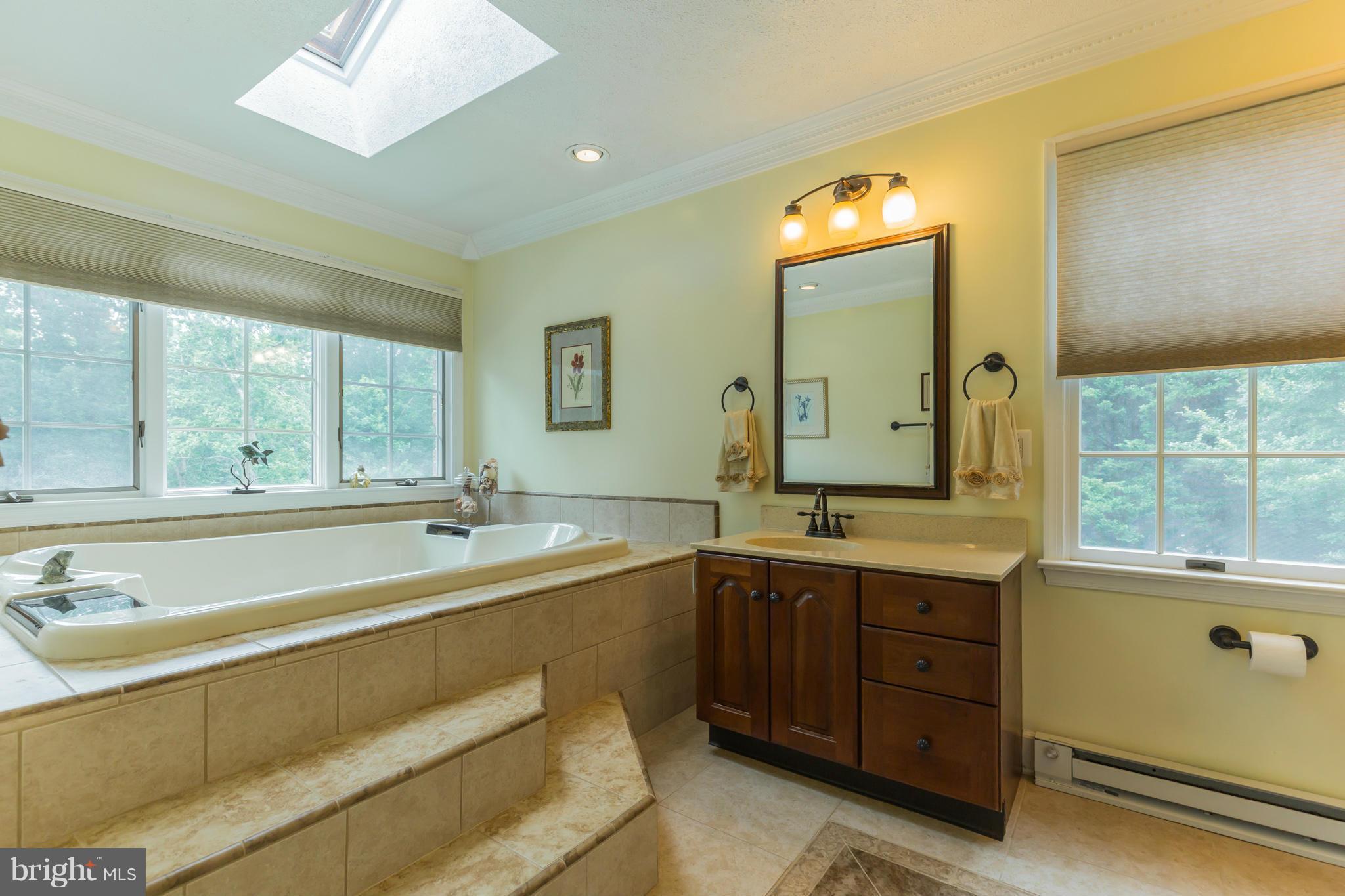 450 Bowie Shop Road Huntingtown, MD 20639 - Photo 17 of 30 HUGE Jetted Tub with Ceramic Tile