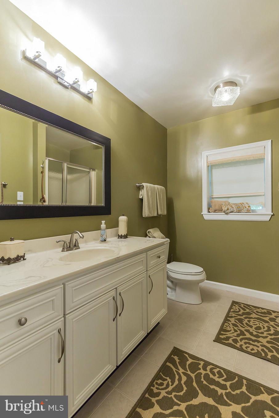 450 Bowie Shop Road Huntingtown, MD 20639 - Photo 26 of 30 Full Bath on Lower Level with Extended Vanity
