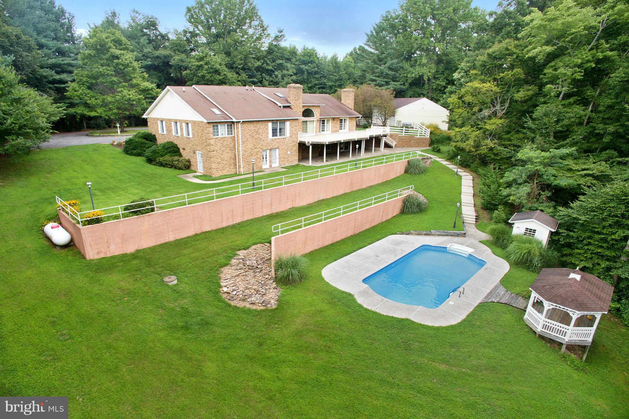 450 Bowie Shop Road Huntingtown, MD 20639 - Photo 28 of 30 Beautiful In Ground Pool, Spacious Deck,