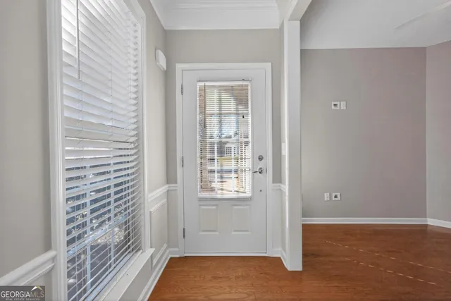 a view of an empty room