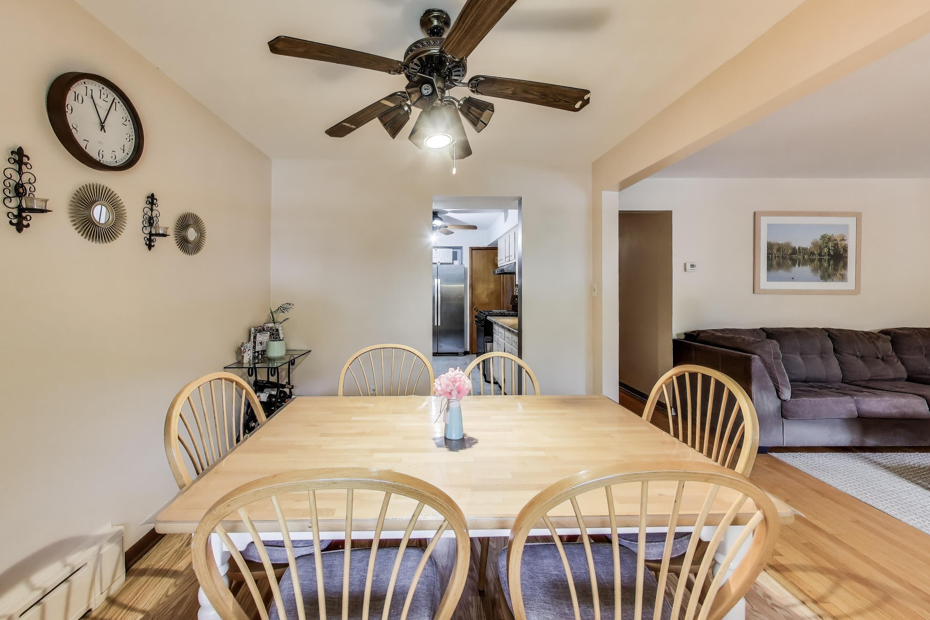 2036 Atchison Avenue Whiting, IN 46394 - Photo 6 of 30 a bedroom with a bed and ceiling fan