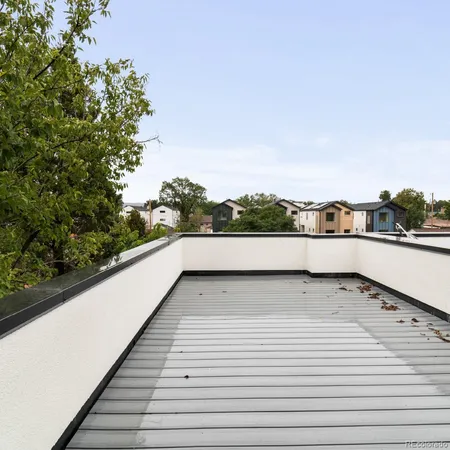 a view of balcony with city view