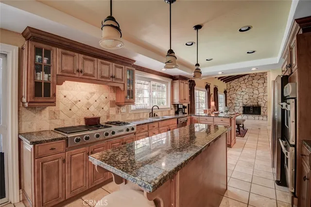 a bed room with a bed and a tv on dresser