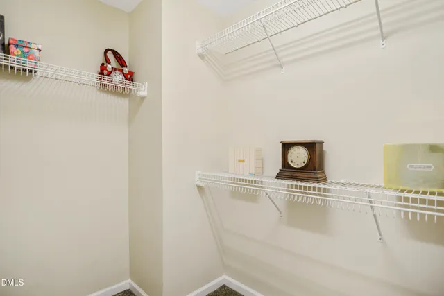 a view of a refrigerator in a kitchen