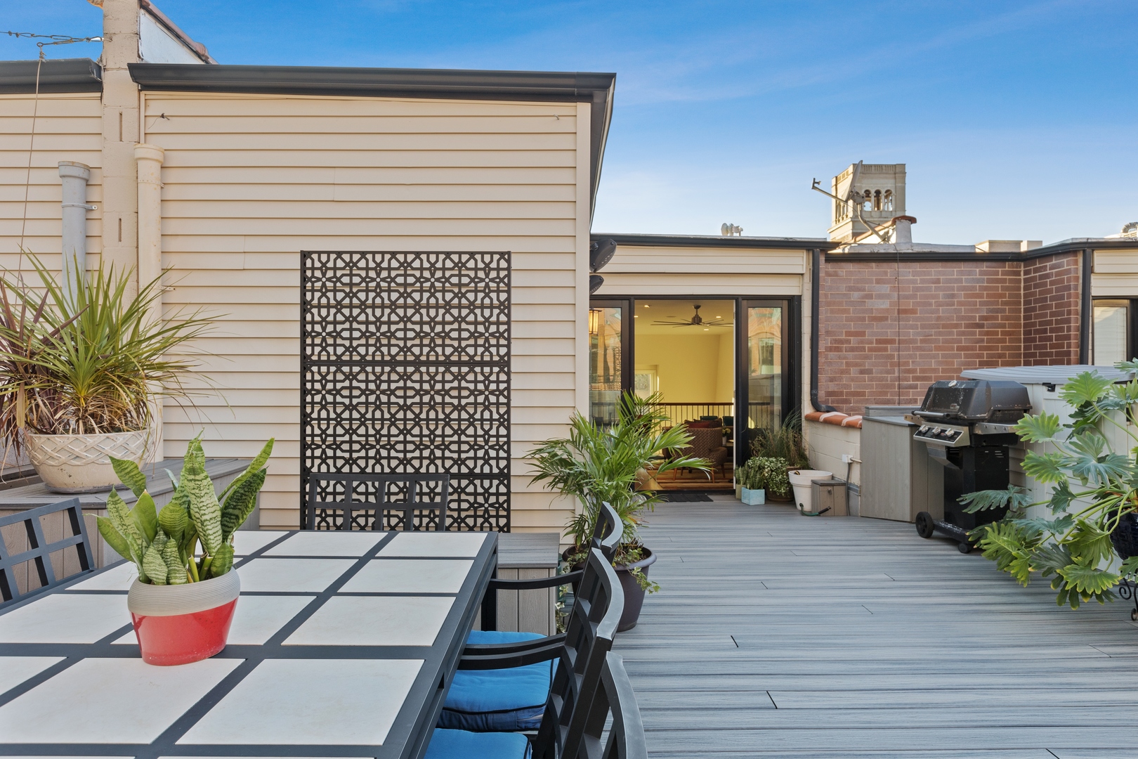 39 North Morgan Street, Unit 4 Chicago, IL 60607 - Photo 23 of 24 a view of a porch with seating space