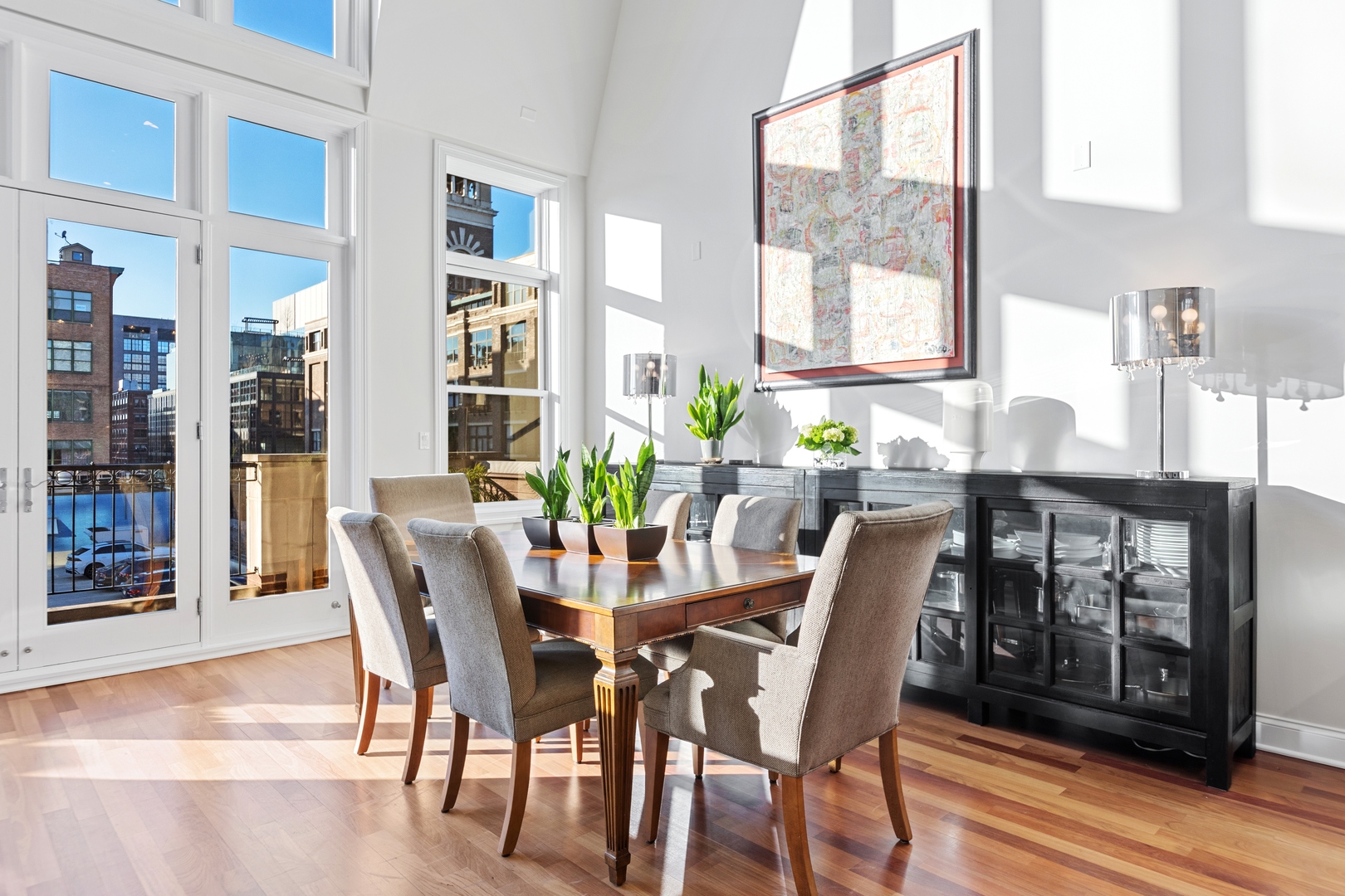 39 North Morgan Street, Unit 4 Chicago, IL 60607 - Photo 3 of 24 a view of a dining room with furniture and window