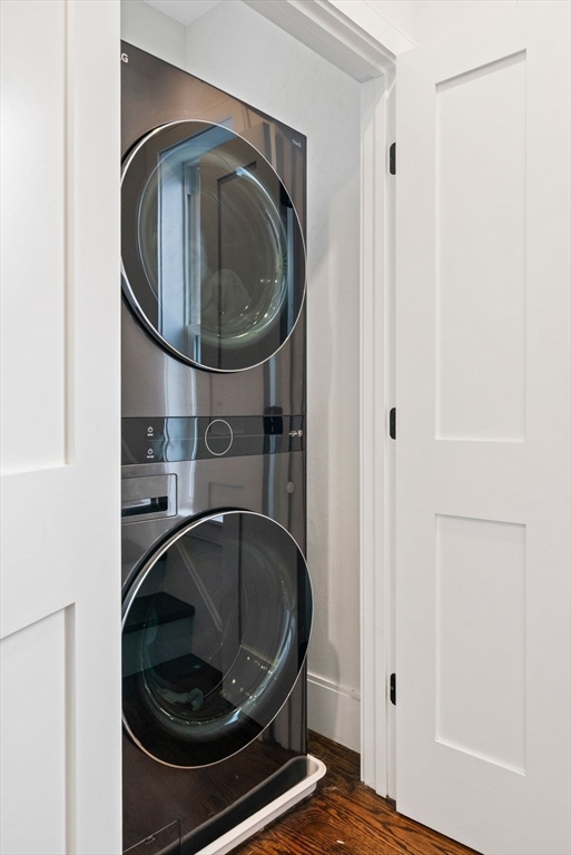 12-14 Porter Street, Unit 12 Boston, MA 02130 - Photo 22 of 37 a utility room with sink dryer and washer