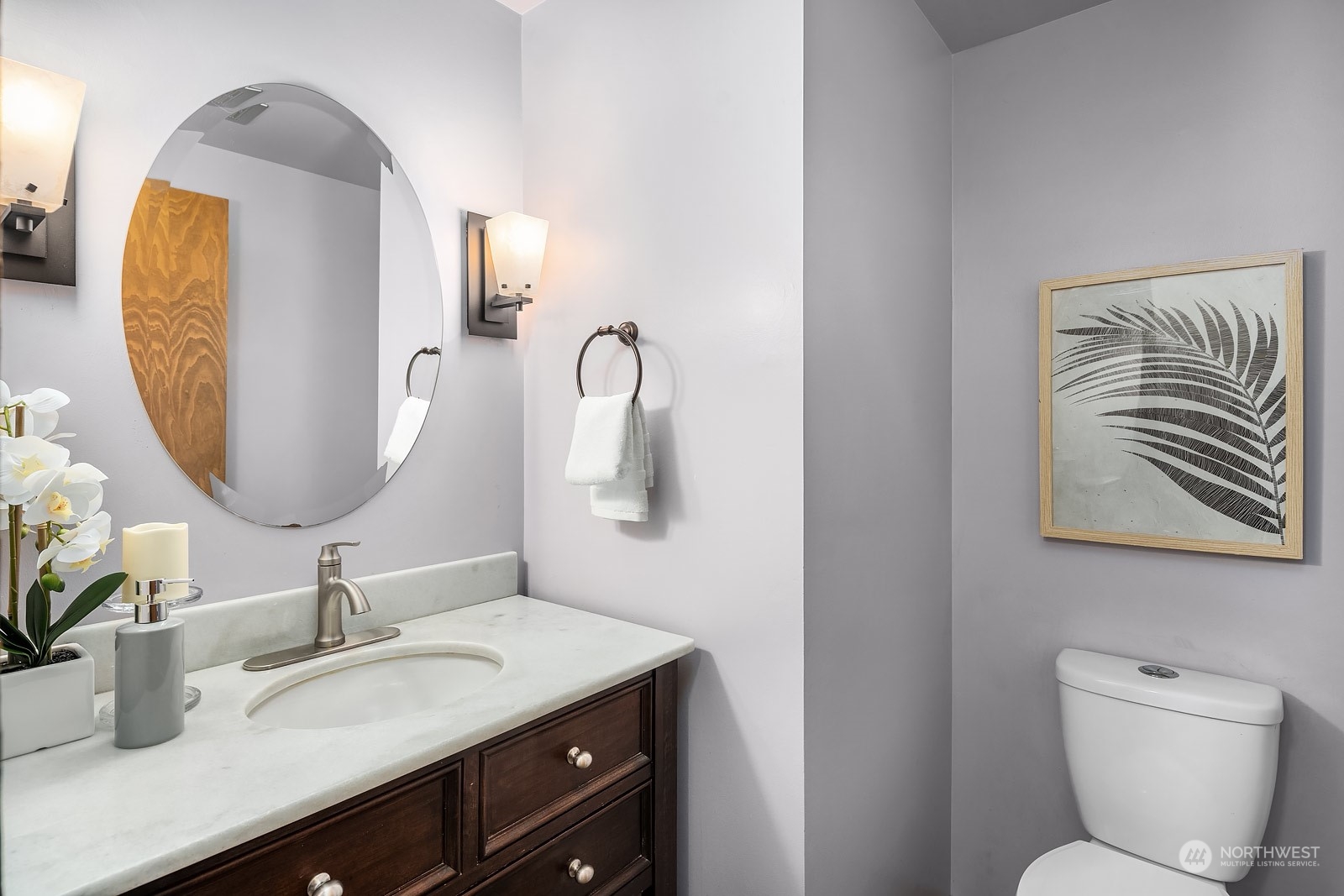 16117 Southeast 145th Place Renton, WA 98059 - Photo 14 of 38 a bathroom with a toilet sink and mirror