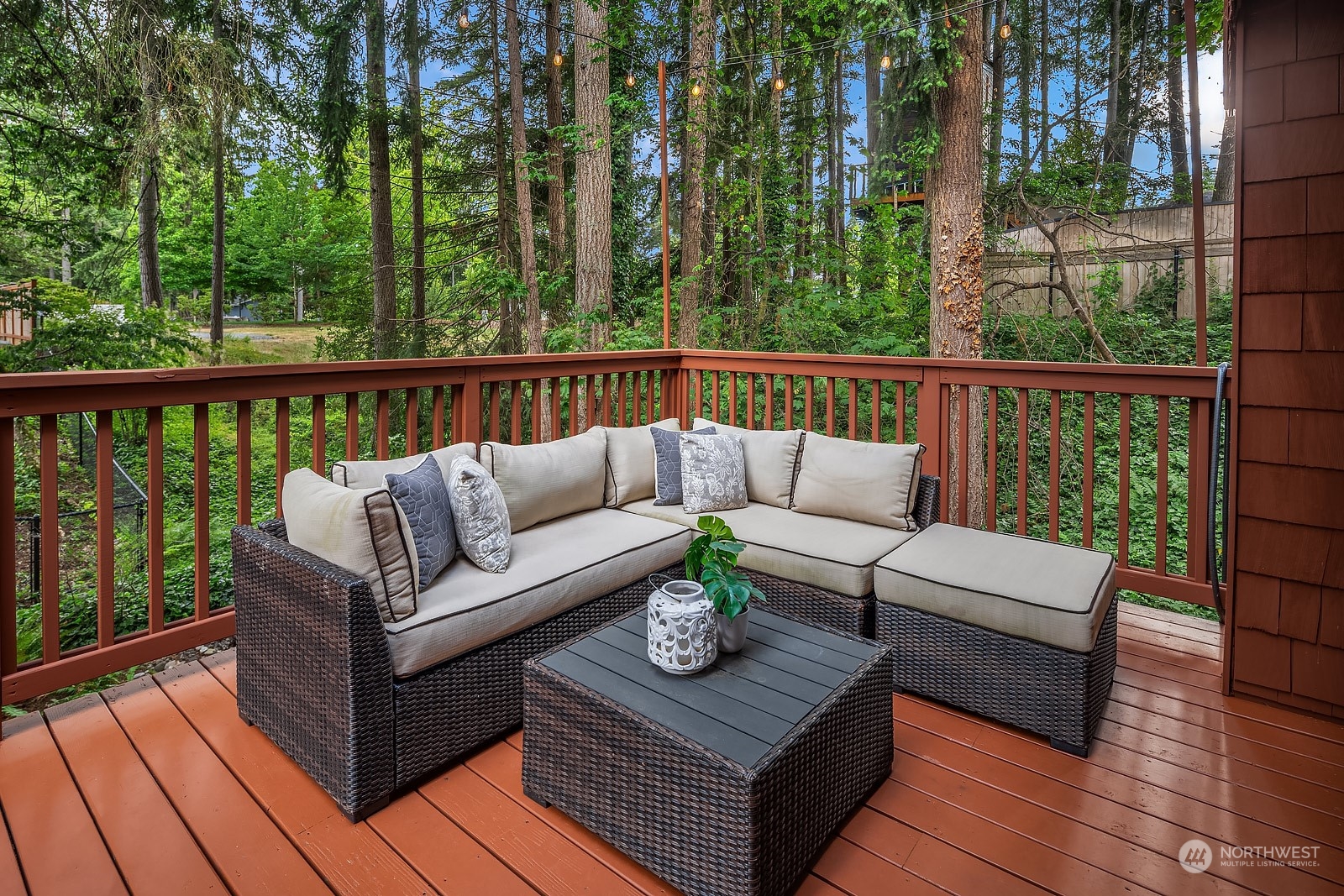 16117 Southeast 145th Place Renton, WA 98059 - Photo 15 of 38 a view of a two couches in a balcony