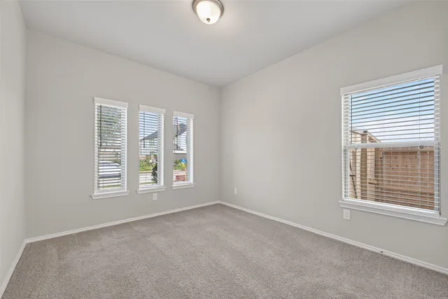 a bathroom with a sink vanity and a mirror