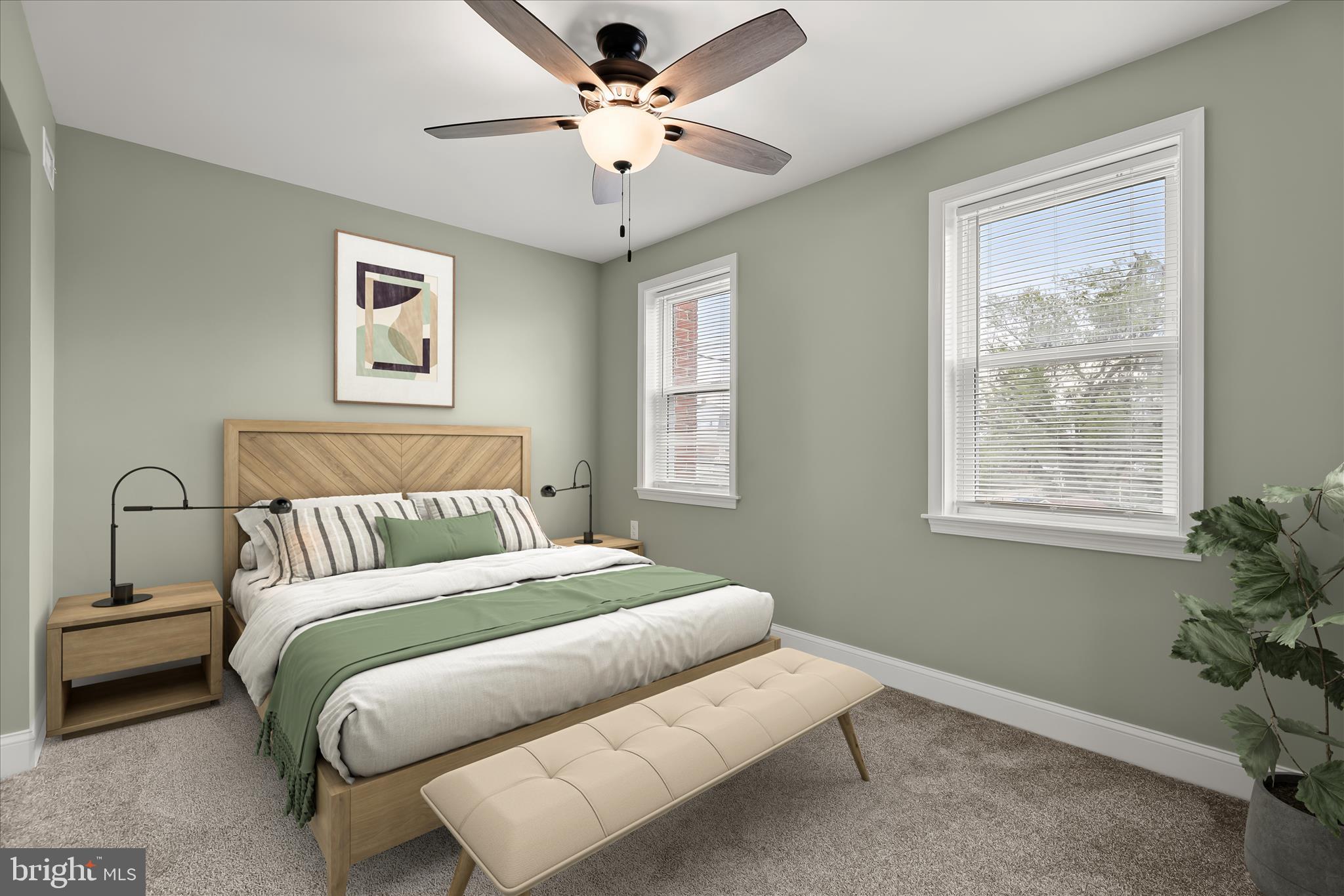 3645 Clarenell Road Baltimore, MD 21229 - Photo 23 of 43 Primary Bedroom-Virtually Staged