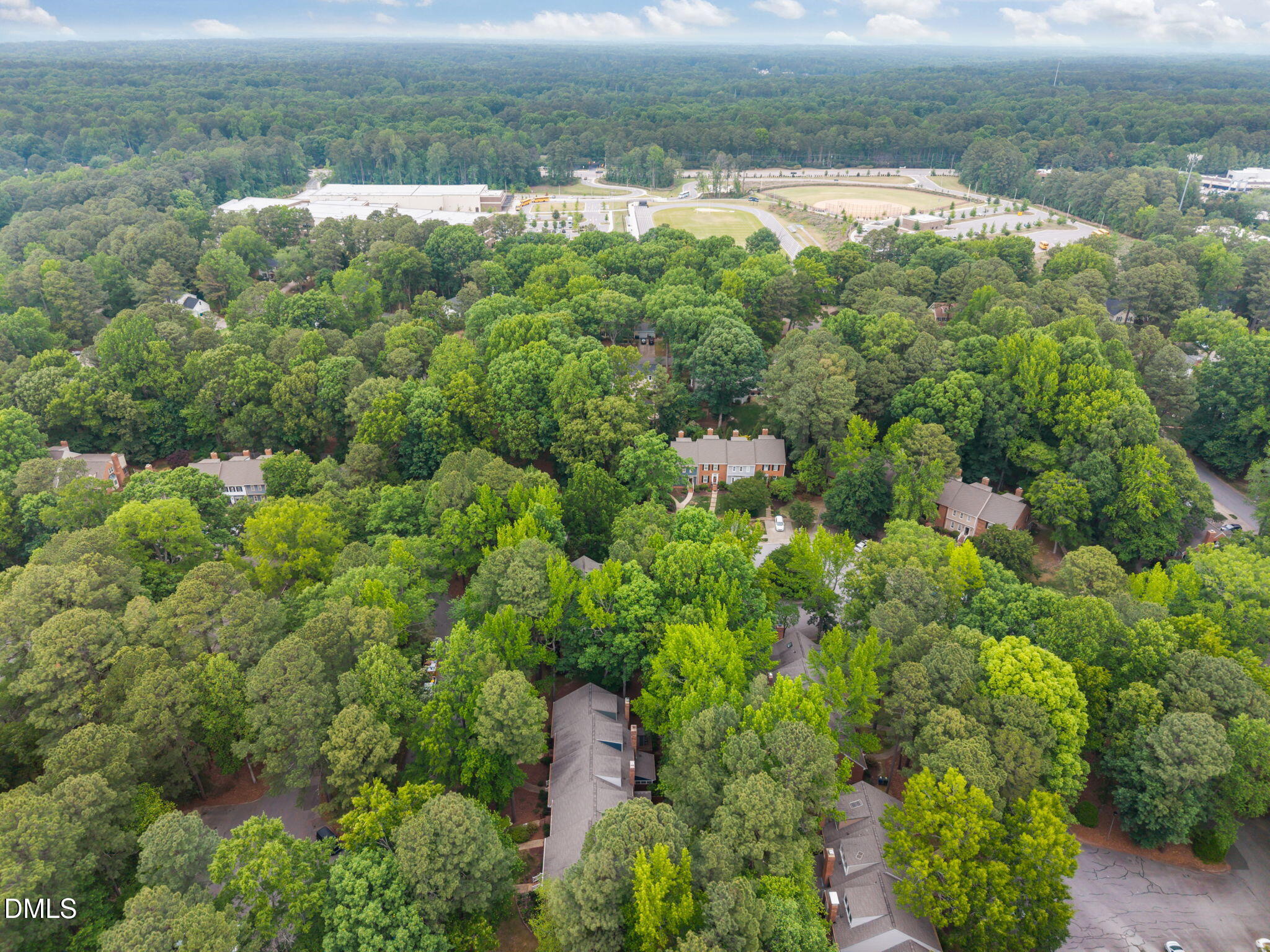 562 Weathergreen Drive Raleigh, NC 27615 - Photo 43 of 47 an aerial view of a houses with yard