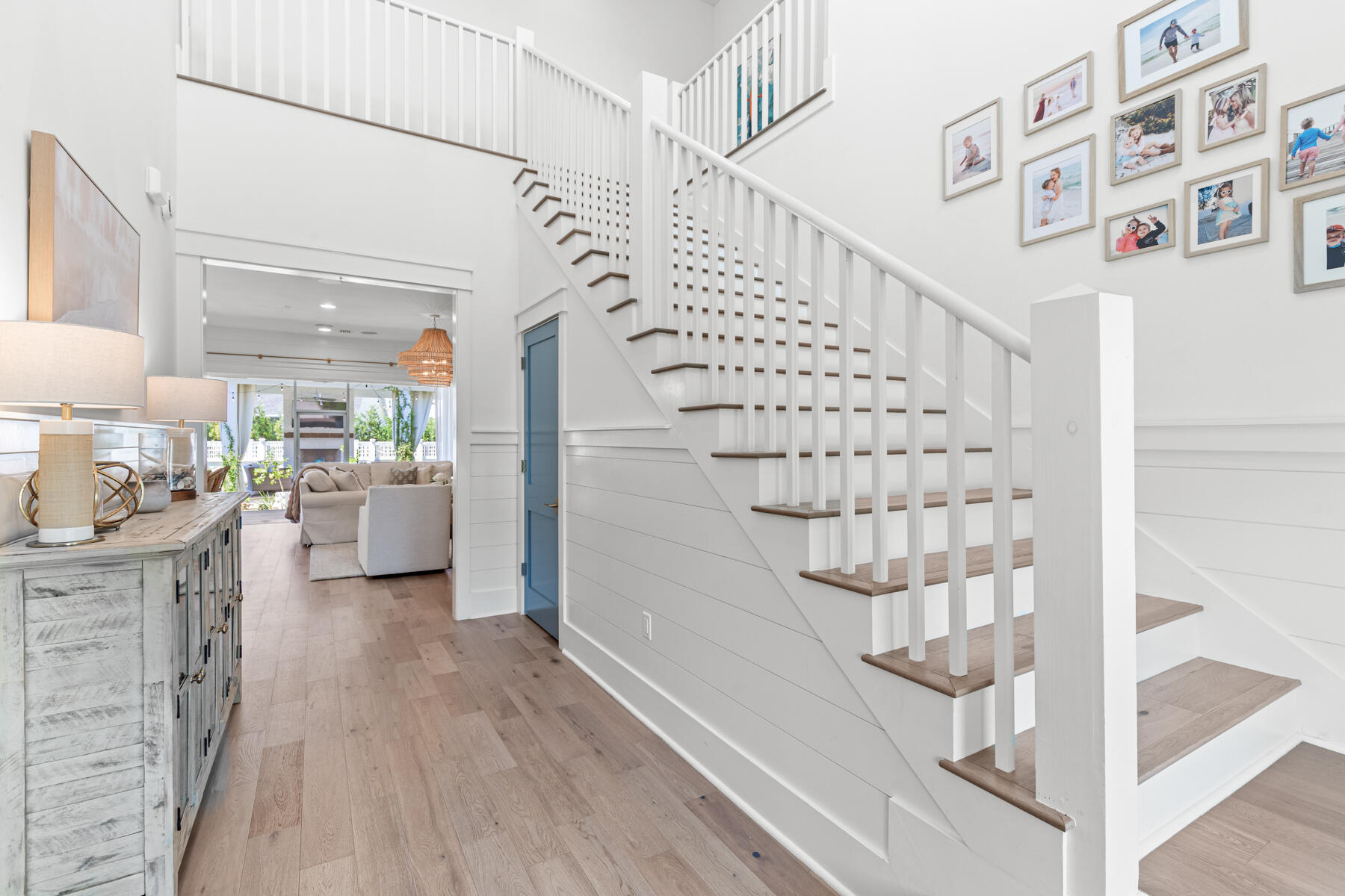 231 Catface Dr Inlet Beach Inlet Beach, FL 32461 - Photo 21 of 45 a view of entryway and hall with wooden floor