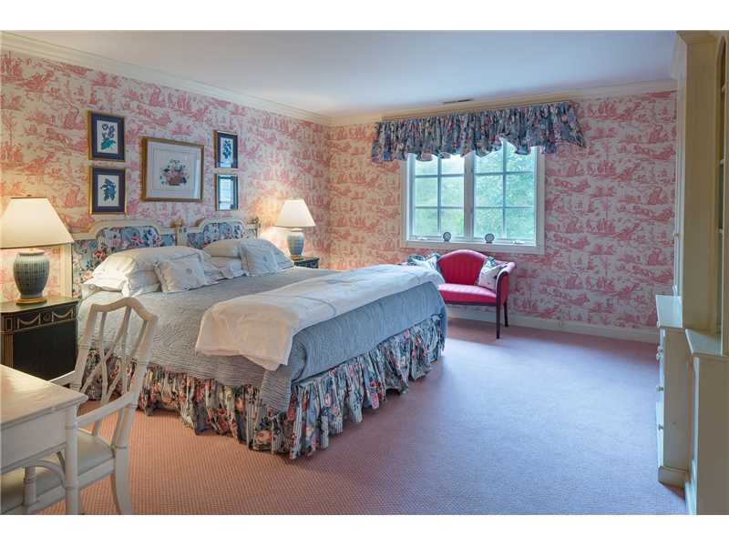 56 Dingletown Road Greenwich, CT 06830 - Photo 14 of 20 a bed room with a bed and a chair