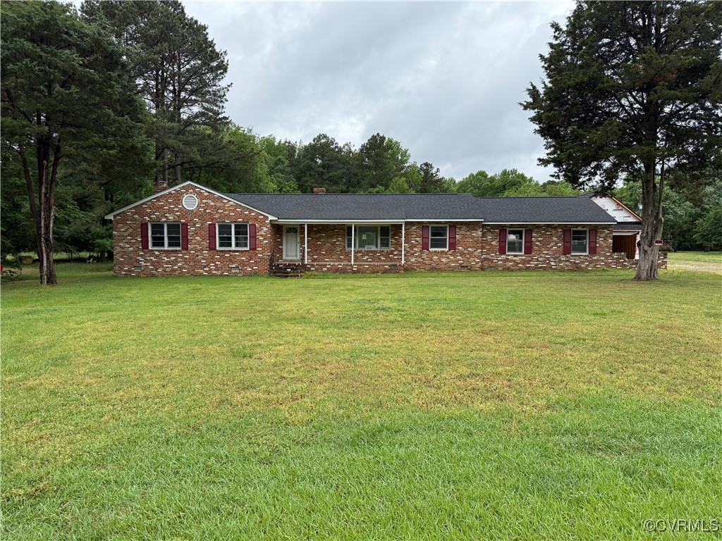 8900 Strath Road Henrico, VA 23231 - Photo 1 of 49 Single story home featuring a chimney, a front law