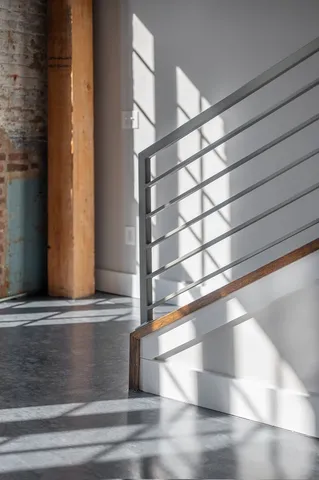 a view of swimming pool from a window