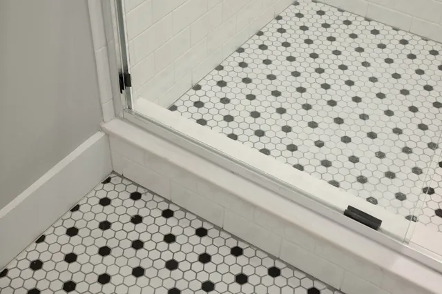 a front view of a building