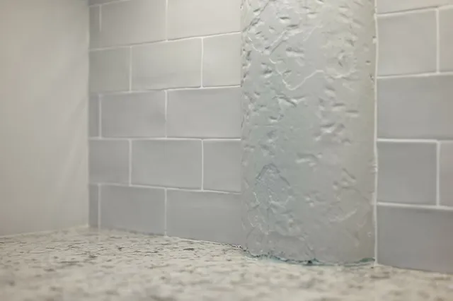 a view of wooden door