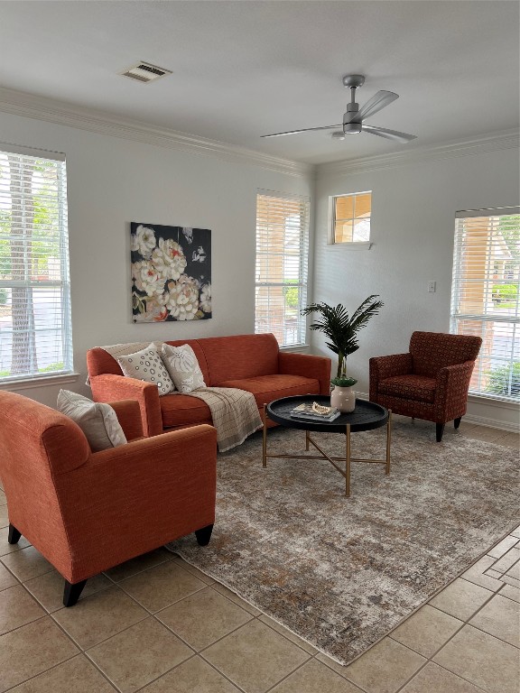 11000 Anderson Mill Road, Unit 123 Austin, TX 78750 - Photo 1 of 1 a living room with furniture and a potted plant