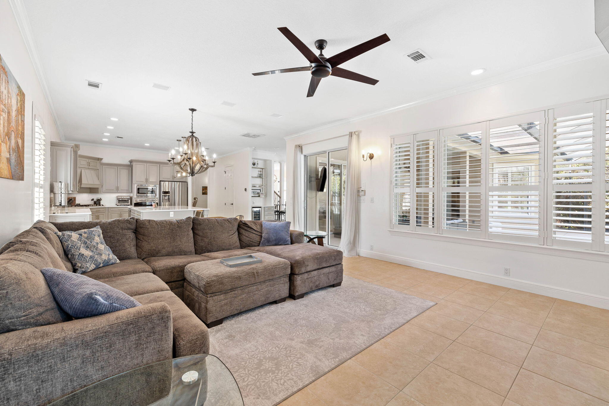 201 Mattie's Way Destin, FL 32541 - Photo 17 of 61 a living room with furniture and a large window