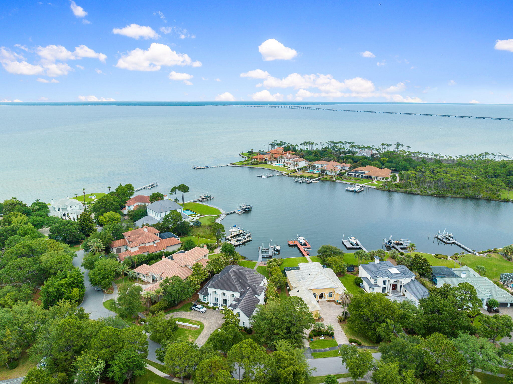 201 Mattie's Way Destin, FL 32541 - Photo 57 of 61 a view of a lake with outside house