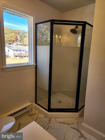 a view of a door in a room