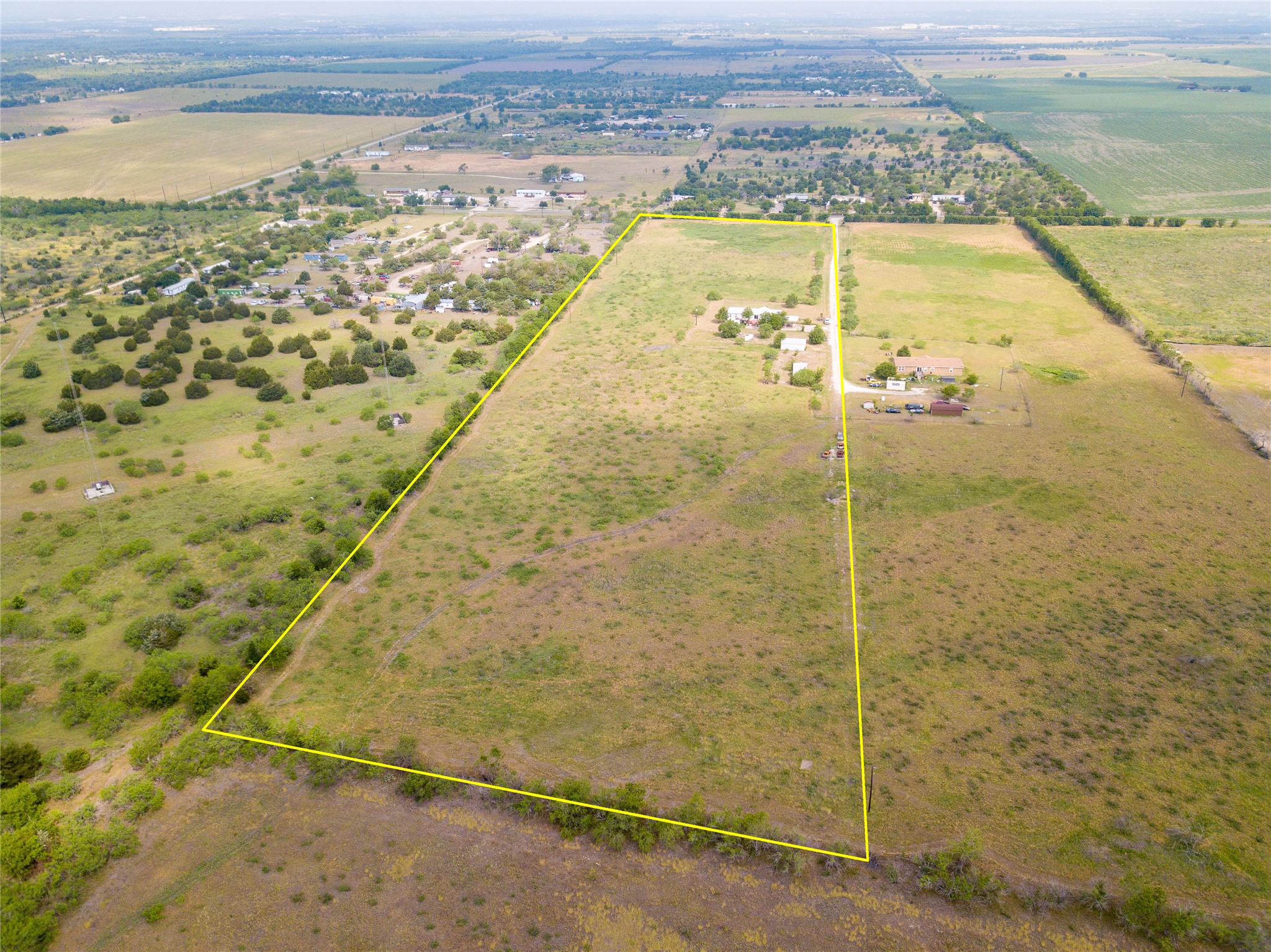 1 11209-tract Road Del Valle, TX 78617 - Photo 35 of 39 View of rural area featuring property parcel outlined