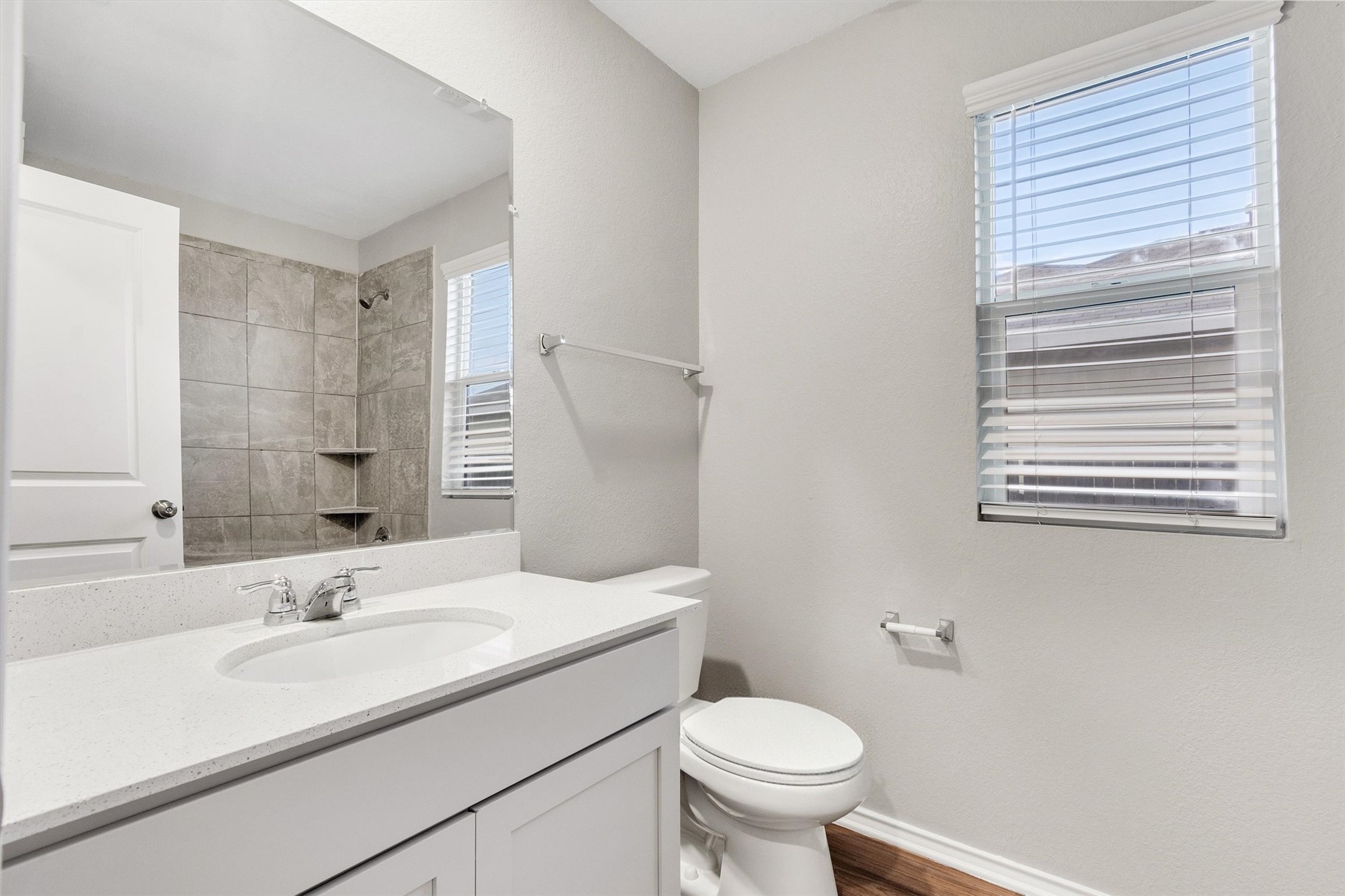 301 Blue Springs Pass Kyle, TX 78640 - Photo 4 of 20 Bathroom with vanity and dark wood finished floors
