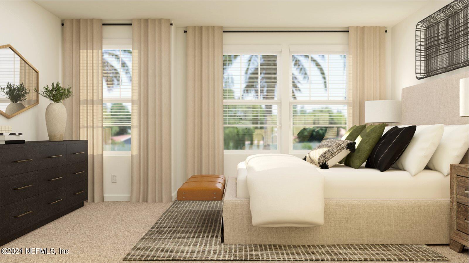 682 Holly Lakes Drive Orange Park, FL 32073 - Photo 19 of 19 a bedroom with a bed and wooden floor