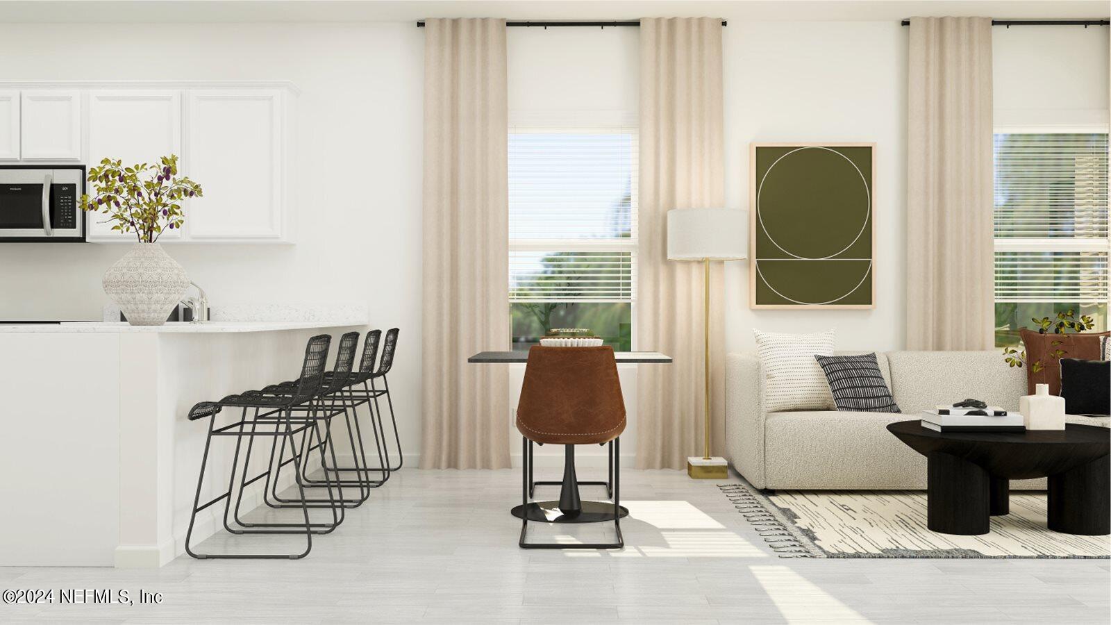 682 Holly Lakes Drive Orange Park, FL 32073 - Photo 5 of 19 a living room with patio furniture and a floor to ceiling window