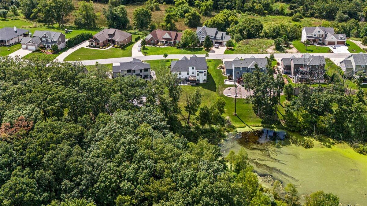 12893 Baker Court Crown Point, IN 46307 - Photo 49 of 52 an aerial view of residential houses with outdoor space and street view