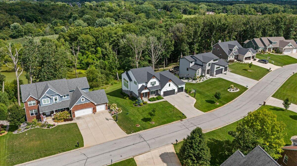 12893 Baker Court Crown Point, IN 46307 - Photo 51 of 52 an aerial view of a house with garden
